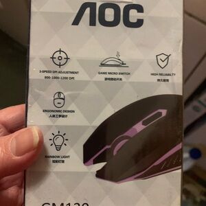 AOC Gaming Mouse with RGB Lighting